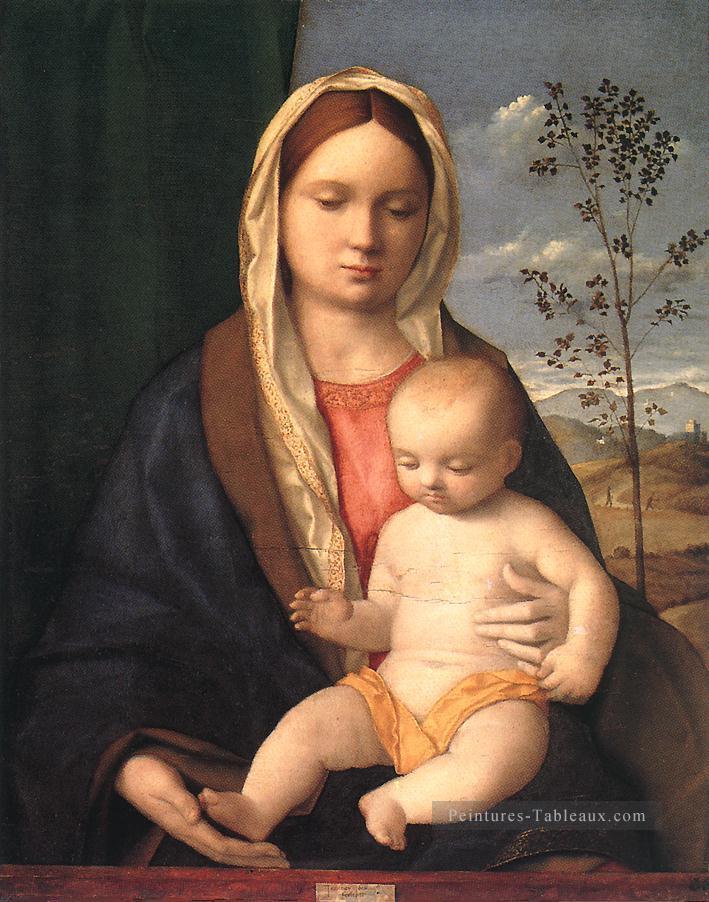 Vierge à l’Enfant Renaissance Giovanni Bellini Peintures à l'huile